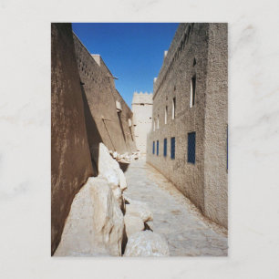 Saoedi-Arabië - Achterkant van de Masmak Fortress Briefkaart