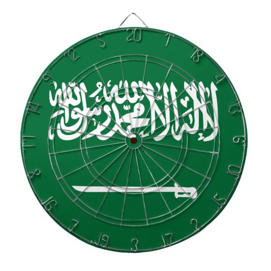 Saoedi-Arabië Dartbord (Voorkant)