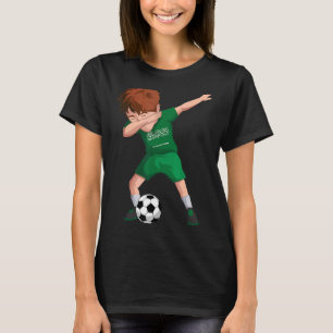 Saoedi-Arabië die Saoedi-Arabië als voetballer geb T-shirt