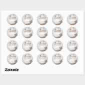 Saoedi-Arabië Foundation Day ontwerp Ronde Sticker (Vel)