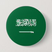 Saoedi-Arabië Ronde Button 7,6 Cm (Voorkant)