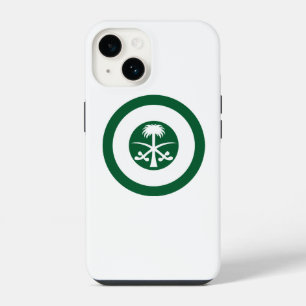 Saoedi-Arabië rondelland vlag symbool leger Avia iPhone 14 Hoesje