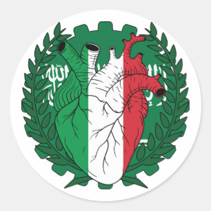 Saoedi-Arabië Sint-Jozeefdag Italiaans Italië Ronde Sticker