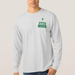 Saoedi-Arabië vlag en wapenschild T-shirt