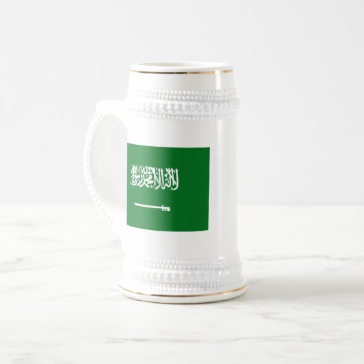 Saoedi-Arabië vlag ~ Map Mok (Voorkant links)