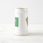 Saoedi-Arabië vlag ~ Map Mok (Center)