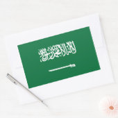 Saoedi-Arabië Vlag Sticker (Envelop)