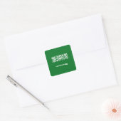 Saoedi-Arabië Vlag Sticker (Envelop)