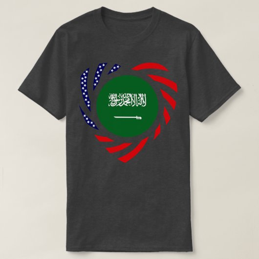 Saoedi-Arabische Amerikaanse Multinationale Patrio T-shirt (Design voorkant)
