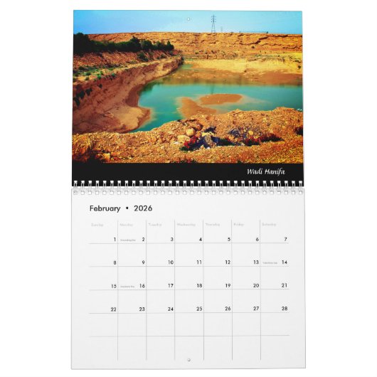 Saoedi-Arabische scènes Kalender (Feb 2026)