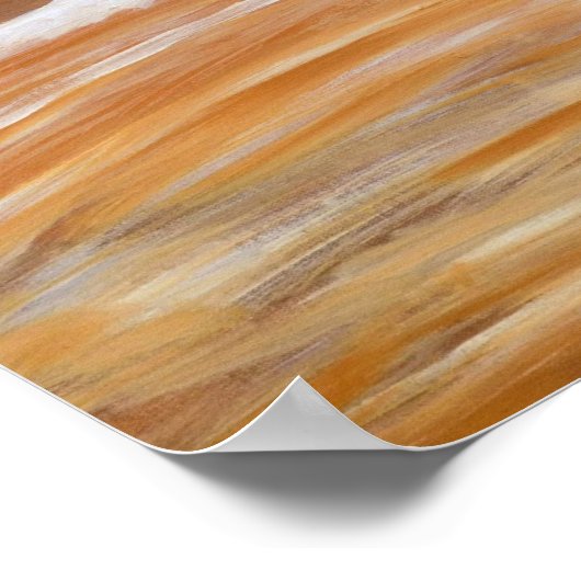 Saoedi-Arabische woestijn Poster (Hoek)