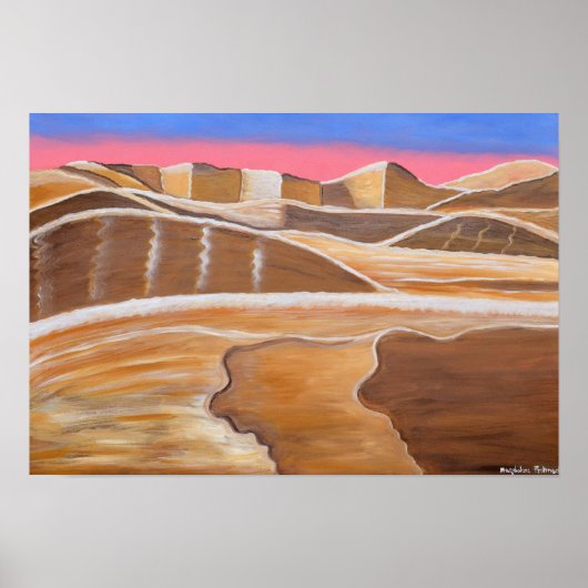 Saoedi-Arabische woestijn Poster (Voorkant)