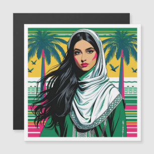 Saoedische Pop Queen - Bold Heritage Art voor Nati