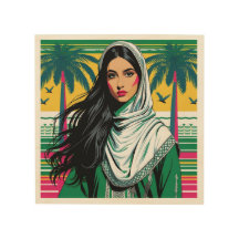 Saoedische Pop Queen - Bold Heritage Art voor Nati