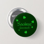 Saoirse! Ronde Button 5,7 Cm (Voorkant /achterkant)