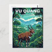 Saola in Vu Quang Nationaal Park Vietnam Reizen Briefkaart (Voorkant / Achterkant)