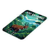 Saola in Vu Quang Nationaal Park Vietnam Reizen Magneet (Linkerzijde)