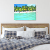 SAONA BEACH OP CANVAS 20 "x 16" Afdruk (Insitu (Slaapkamer))