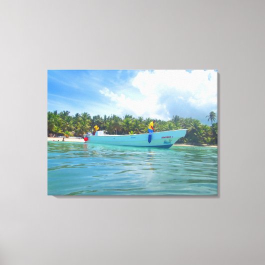 SAONA ISLAND #2 OP CANVAS 20 "x 16" Afdruk (Voorkant)