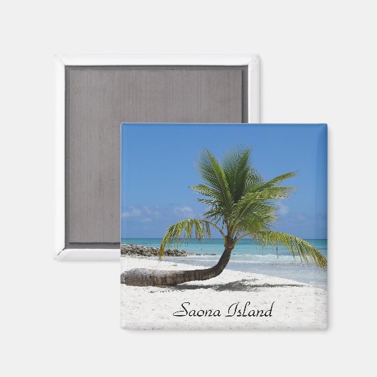 Saona Island Magneet (Voorkant / Achterkant)