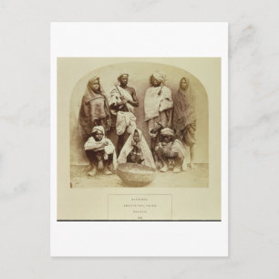 Saonras, een Aboriginal Tribe uit Saugor, midden Briefkaart
