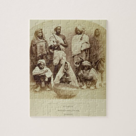 Saonras, een Aboriginal Tribe uit Saugor, midden Legpuzzel (Verticaal)