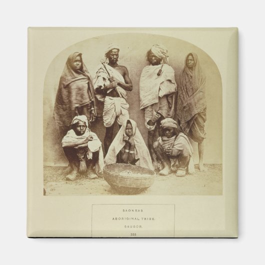 Saonras, een Aboriginal Tribe uit Saugor, midden Magneet (Voorkant)