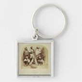 Saonras, een Aboriginal Tribe uit Saugor, midden Sleutelhanger (Voorkant)