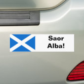 Saor Alba Bumpersticker (Op auto)