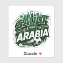 Saoudi-Arabische Voetbalfan | Groene Voetbal Onder