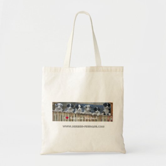 Sap ' Australian Shepherd ' Tote Bag (Voorkant)