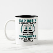 SAP Basis Administrator Tweekleurige Koffiemok (Links)