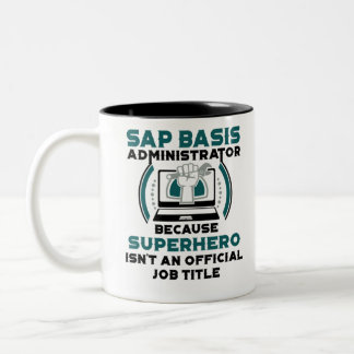 SAP Basis Administrator Tweekleurige Koffiemok