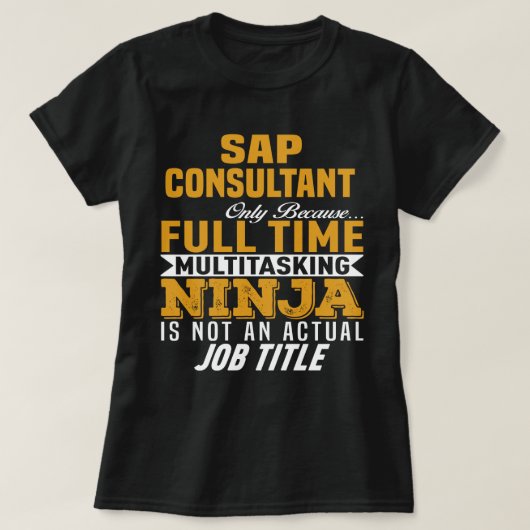 SAP Consultant T-shirt (Design voorkant)