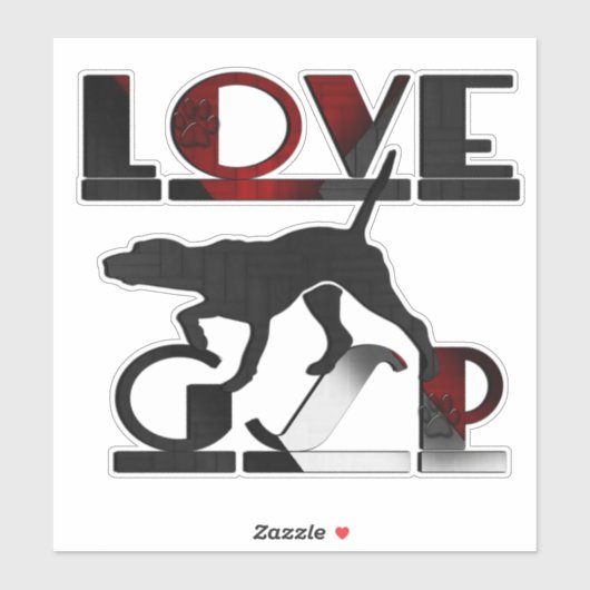 (SAP) Deutsch Kurzhaar Sticker (Vel)