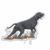 (SAP) Deutsch Kurzhaar Sticker (Voorkant)