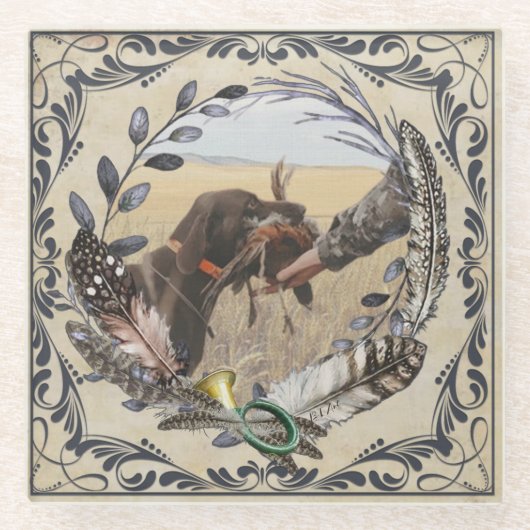 SAP, een jagers partner in het veld Glazen Onderzetter (Voorkant)