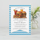 Sap- en Burger Uitnodiging (Staand voorkant)