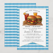 Sap- en Burger Uitnodiging (Voorkant / Achterkant)