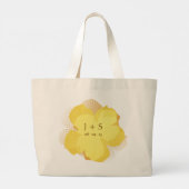 Sap Fourre-tout Jumbo Popflower Jaune Grote Tote Bag (Achterkant)