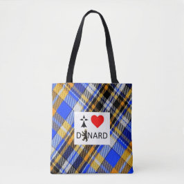 Sap I love Dinard en tartan Tote Bag