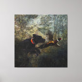 SAP, jacht fazant Canvas Afdruk (Voorkant)