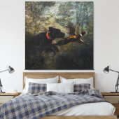 SAP, jacht fazant Canvas Afdruk (Insitu (Slaapkamer))