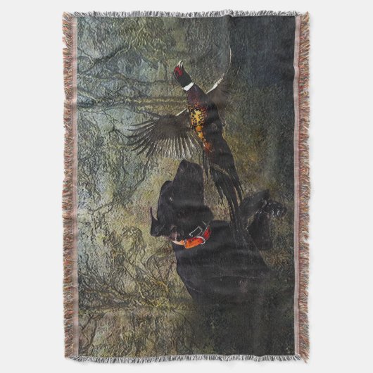 SAP, jacht fazant Deken (Voorkant Verticaal)