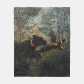 SAP, jacht fazant Fleece Deken (Voorkant)