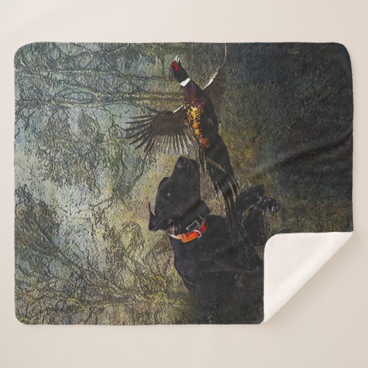 SAP, jacht fazant Sherpa Deken (Voorkant (horizontaal))