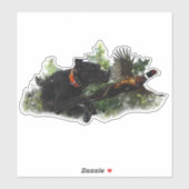 SAP, jacht fazant Sticker (Vel)