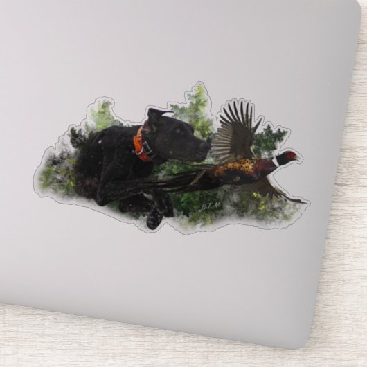 SAP, jacht fazant Sticker (Detail)