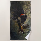 SAP, jacht fazant Strandlaken (Voorkant)