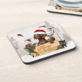 SAP Kerstglas Ornament Bier Onderzetter (Linkerzijde)